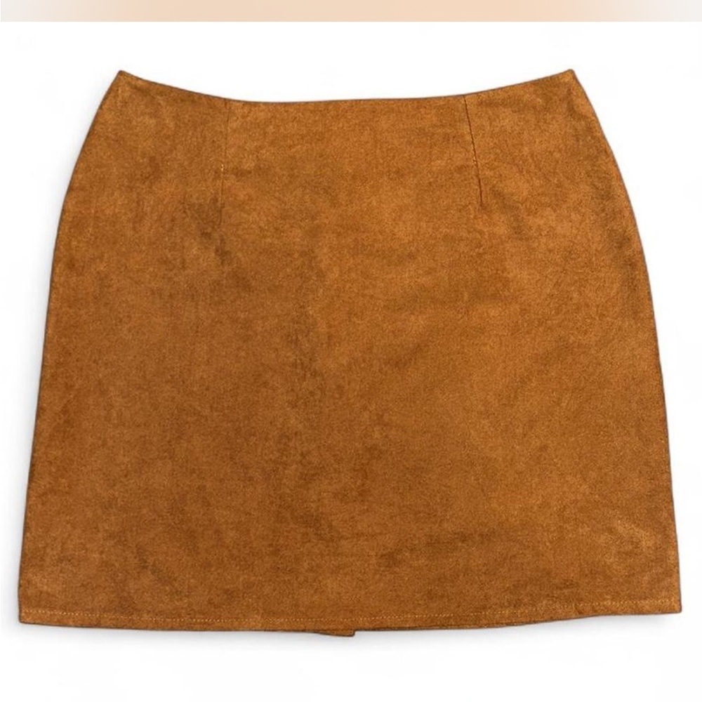 Faux Suede Mini Skirt - Picture 2 of 2